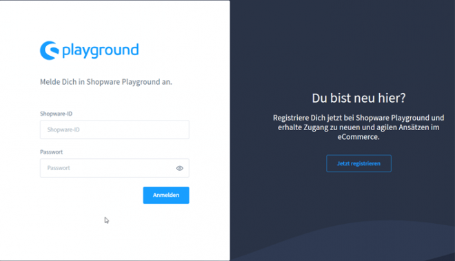 Shopware Playground