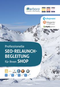 SEO-Shop-Relaunchbegleitung Broschüre