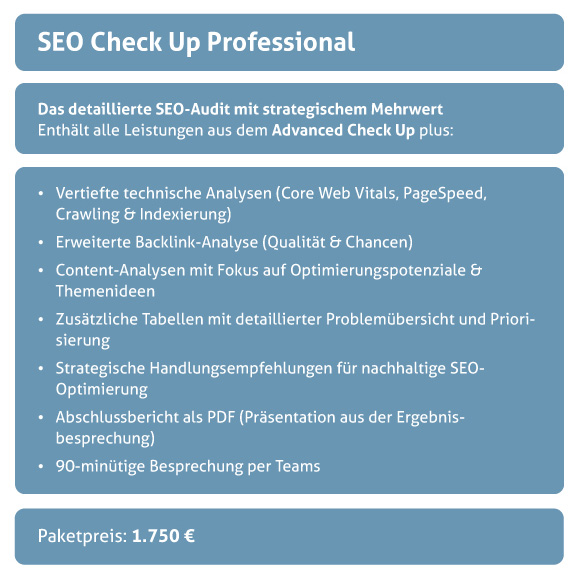 arboro SEO-Check-Up Professional